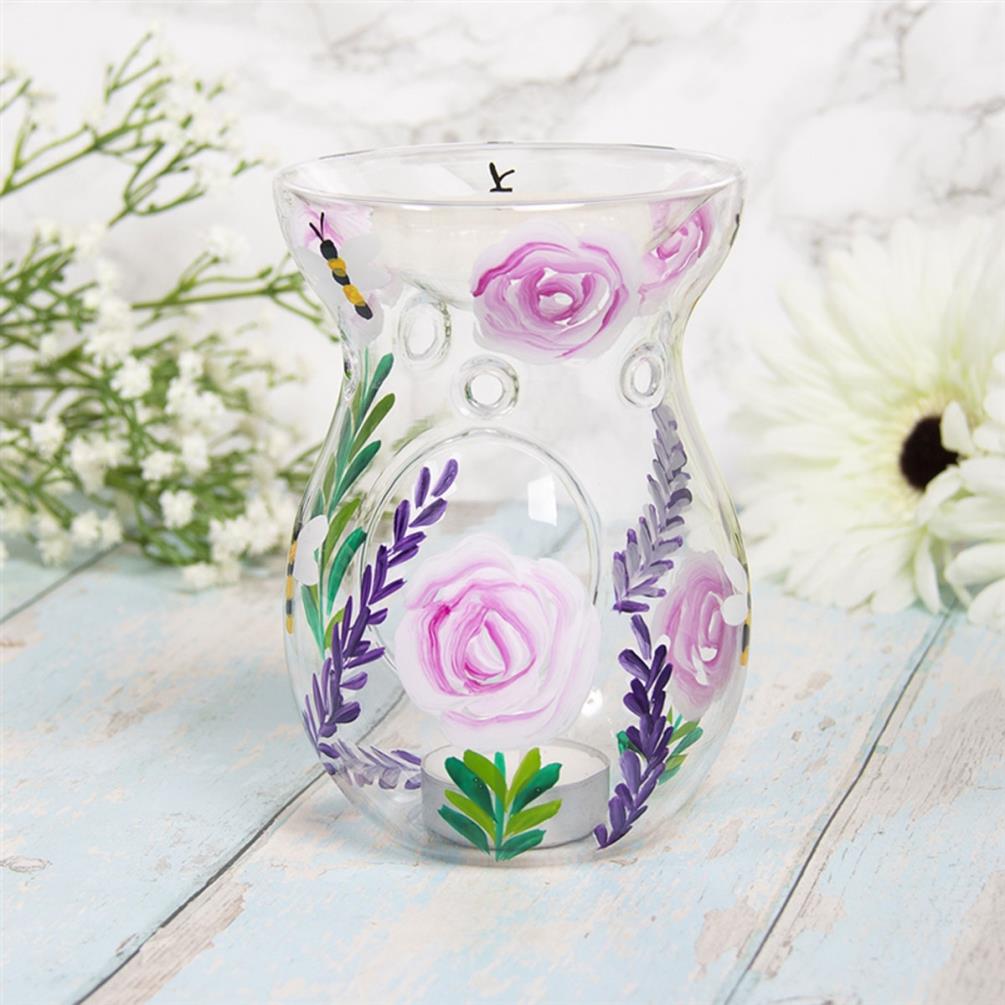 Lynsey Johnstone Roses Hand Painted Wax Melt Warmer Extra Image 1